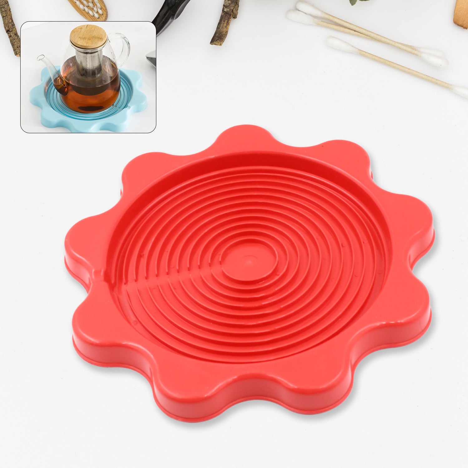 10019 Multifunction Place mats Waterproof Anti-Slip at Insulation Table Mats Thermos Bottle Cup Mat Cup Coaster Kitchen Accessories, Home Thermos Kettle Pad, Heat Proof Pad Heat Insulation Pad (23×23 CM) 10019 Multifunction Place mats Waterproof Anti-Slip at Insulation Table Mats Thermos Bottle Cup Mat Cup Coaster Kitchen Accessories, Home Thermos Kettle Pad, Heat Proof Pad Heat Insulation Pad (23×23 CM)